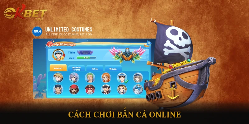 Cách chơi bắn cá online